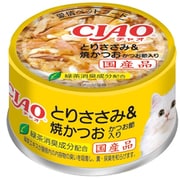 CIAO（チャオ） とりささみ＆焼きかつお節 緑茶消臭成分配合 [猫用 ゼリー 85g 一般食]