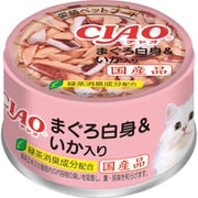 CIAO（チャオ） まぐろ白身＆いか入り 緑茶消臭成分配合 [猫用 ゼリー 85g 一般食]