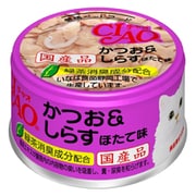 CIAO（チャオ） かつお＆しらす ほたて味 緑茶消臭成分配合 [猫用 ゼリー 85g 一般食]