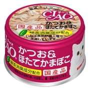 CIAO（チャオ） かつお＆ほたてかまぼこ 緑茶消臭成分配合 [猫用 ゼリー 85g 一般食]