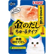 金のだし ちゅ～るタイプ とりささみ かつお節入り [猫用 ペースト 140g 一般食]