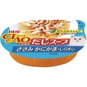 チャオ このままだしスープ ささみ かにかま・しらす入り 60g