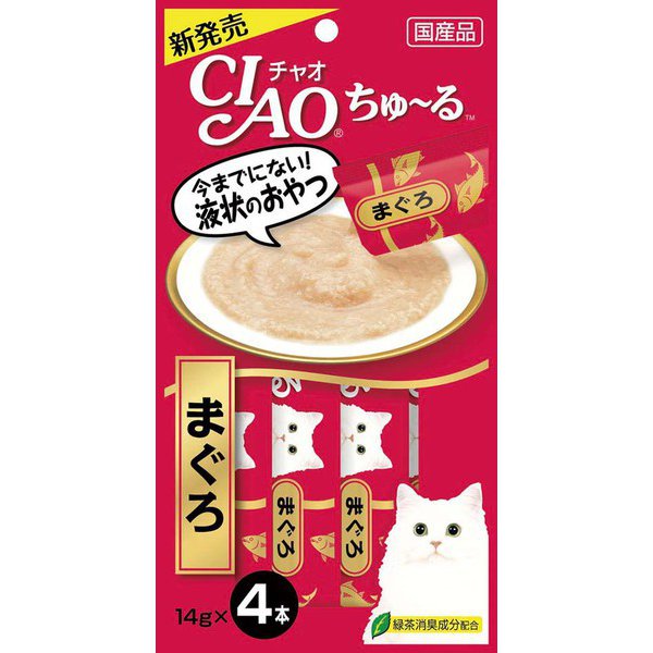 Ciao ちゅ る 猫用 まぐろ 14g 4本