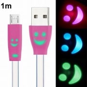 イルミネーションケーブル microUSB マゼンダ IKS-CABL12812