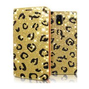 GALAXY Note3用アクセサリー Perisian Safari  LeatherDiaryジャガー