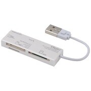 USB2.0 マルチカードリーダー ライター ホワイト CRW-5M52NW