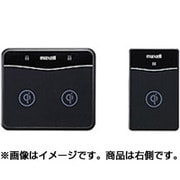 Qi（チー）規格製品対応ワイヤレス充電器 エアボルテージ 充電ステーション 1台用 WP-PD10S.BK2