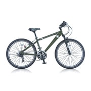 マウンテンバイク JEEP(ジープ) 430mm 26型 外装18段変速 オリーブ JE-268FET OLV14