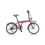 折りたたみ自転車 JEEP(ジープ) 20型 外装6段変速 レッド JE-206G RD 14