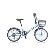 折りたたみ自転車 Volkswagen(フォルクスワーゲン) 20型 外装6段変速 ホワイト VW-206G WH 14