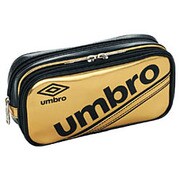 umbro 2段ペンポーチ ゴールド H140-06