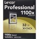 XQDメモリーカード 32GB Lexar Professional 1100x LXQD32GCTBJP1100