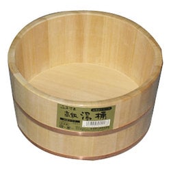 浴室用具 サワラ湯桶 22cm