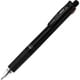 多機能ペン サラサマルチ ボール径：0.5mm ノック式 インク色：4色（黒・青・赤・緑） シャープペン芯径：0.5mm 本体色：黒 可動式バインダークリップ搭載 グラスカット加工 J4SA11-BK