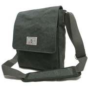 105 [帆布かぶせショルダーバッグ オリーブグリーン]