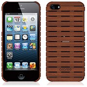I5A06-14A231-07 [iPhone5/5s用ケース araree WOODY ROSE WOOD]