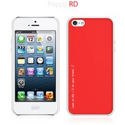 I5A06-14A230-06 [iPhone SE/5s/5用ケース araree AMY Poppy Red+WH]