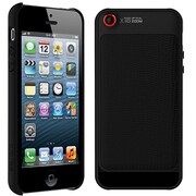 I5A06-14A173-01 [iPhone5/5s用ケース araree SHUTTER Black+Black]