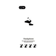 ip5-0083-uvbase-cl PandaPhone white [iPhone5/5s用ケース]
