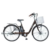 電動アシスト自転車 26型 内装3段変速 ブラウン KH-DCY01