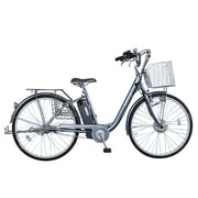 電動アシスト自転車 26型 内装3段変速 シルバー KH-DCY01
