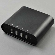 USBチャージャー ブラック TEACUS4P-BK