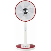 リビング扇風機 DCモーター リモコン付 レッド WKJ-F303DCR(R)