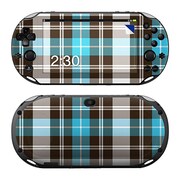 PSVita2000 Skin Turquoise Plaid [PlayStation Vita2000用　ドレスアップシール]