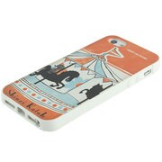 TPU7085 Shinzi Katoh TPUカバー iPhone 5/5s用 Flower merry go round