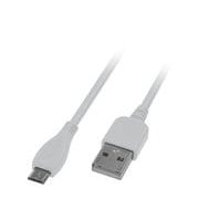 microUSB充電ケーブル 2m ホワイト GH-UCSMB2-WH