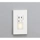 明暗センサー付LEDフットライト コンセント付 1W 電球色 OB255071