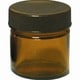 茶色ガラス クリーム容器 25mL 13-664-9010