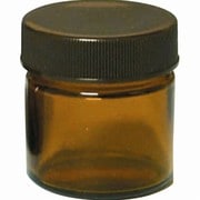 茶色ガラス クリーム容器 25mL 13-664-9010