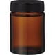 茶色ガラス クリーム容器 100ml 13-691-5050