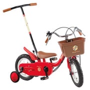 幼児用自転車 いきなり自転車 かじとり式 12型 ガーネット YG-25
