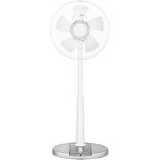 リビング扇風機 1/fゆらぎ 温度センサー搭載 リモコン付 シルバー F-CK325-S