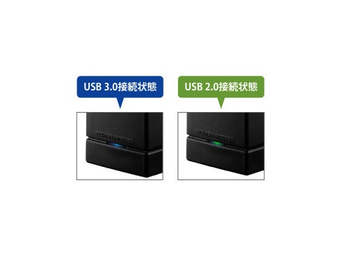 HDCL-UT3.0K USB 3.0／2.0対応外付ハードディスク 3TB - PC/タブレット