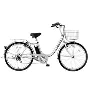 電動アシスト自転車 26型 外装6段変速 シルバー CES26SL