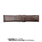 BKM56B-W [時計バンド スコッチガード 型押し マットモデル チョコ 24mm]