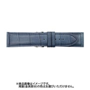 BKM56D-U [時計バンド スコッチガード 型押し マットモデル ネイビー 22mm]