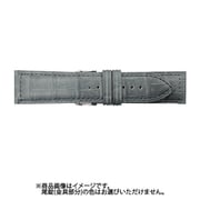 BKM56G-W [時計バンド スコッチガード 型押し マットモデル グレー 24mm]