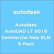 Autodesk AutoCAD LT 2015 Commercial New SLM 5 Pack [ライセンスソフト]