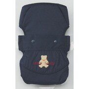 首がすわってから~24ヵ月頃 A0920 ヒモタイプ子守帯 熊アップリケ ネイビー