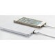 iPhone型バッテリー 2500mAh USB出力：1ポート 最大：1A ホワイト TR-MBIP-WT