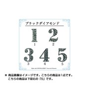 LMS-144-020905 [ナンバーデコシール ブラックダイアモンド (5)]