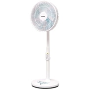 リビング扇風機 DCモーター リモコン付 ホワイト/ブルー LFD-301
