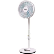 ハイポジションリビング扇風機 DCモーター リモコン付 ホワイト/ブルー LFD-302