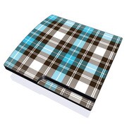 PlayStation 3 Slim Skin Turquoise Plaid [PlayStation 3 Slim用　ドレスアップシール]