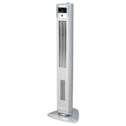 送風機能付ファンヒーター HOT&COOL ハイタワーファン 人感センサー DCモーター リモコン付 シルバー KHF-1240S