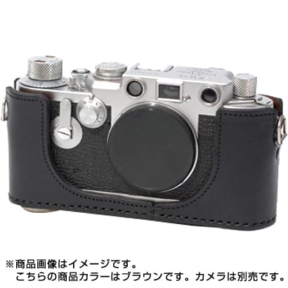 CAMERA HIRANO カメラ.ヒラノ  本革スナップホルダーケース ライカIIIF(セルフ付)・IIIG兼用 ブラウン